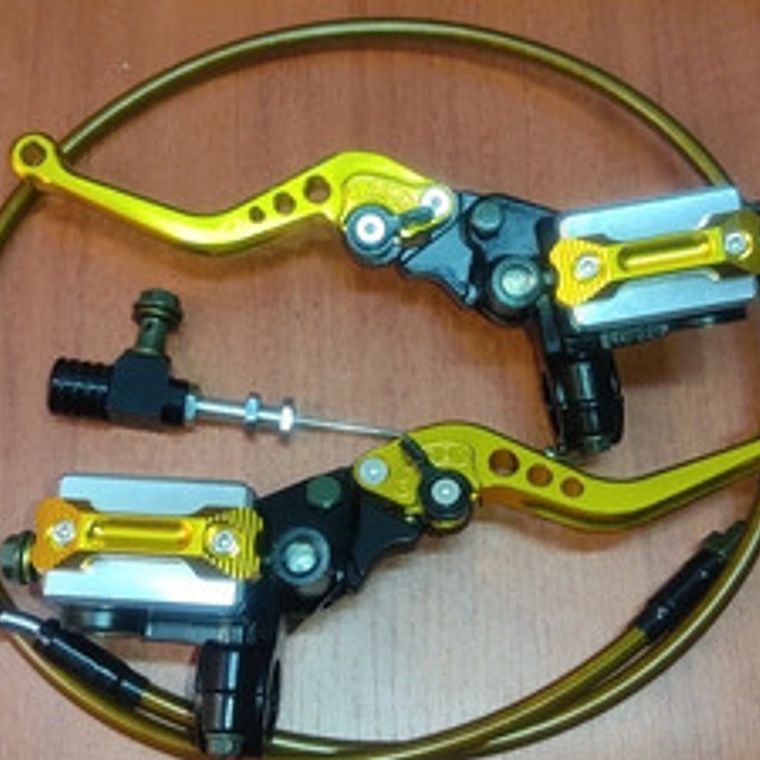 Clutch Y Freno Hidráulico Kit Universal Varios Colores 2