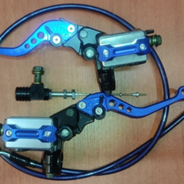 Clutch Y Freno Hidráulico Kit Universal Varios Colores 3