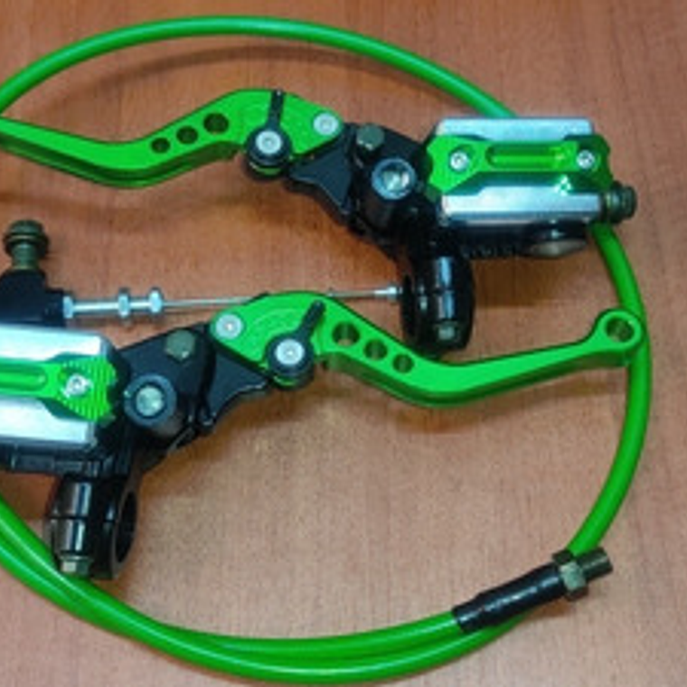 Clutch Y Freno Hidráulico Kit Universal Varios Colores 4