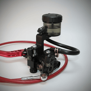 Clutch Y Freno Hidráulico Kit Universal  Rojo