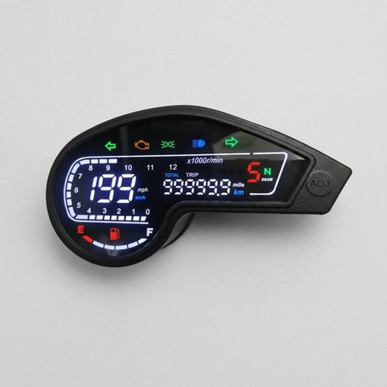 Velocímetro Digital Yb008 Para Moto Cuatrimoto 6