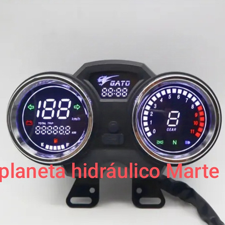 Velocímetro Digital Phm 1 Negro 9  199 Km/h 2