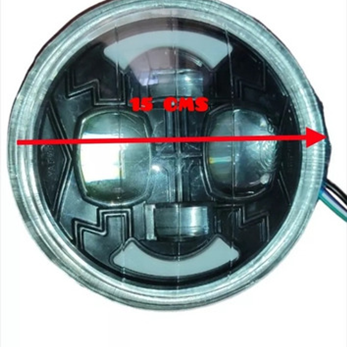 Faro Delantero Gn 125 Led Altas Y Bajas Por Lupas Dbr Giros 6