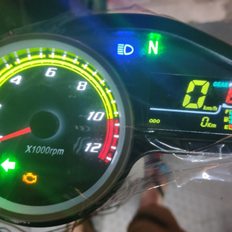 Velocímetro Digital Phm Mtha1967phm-10 Para Moto/cuatri 5