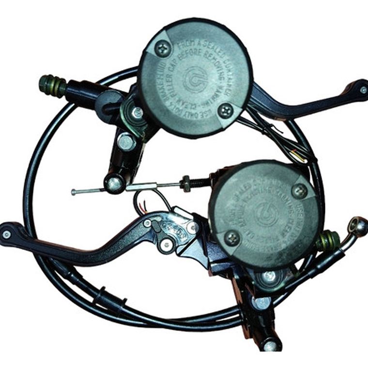 Freno Delantero Y Embrague Hidráulico Levas Con Luz Led 1