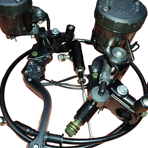 Freno Delantero Y Embrague Hidráulico Levas Con Luz Led