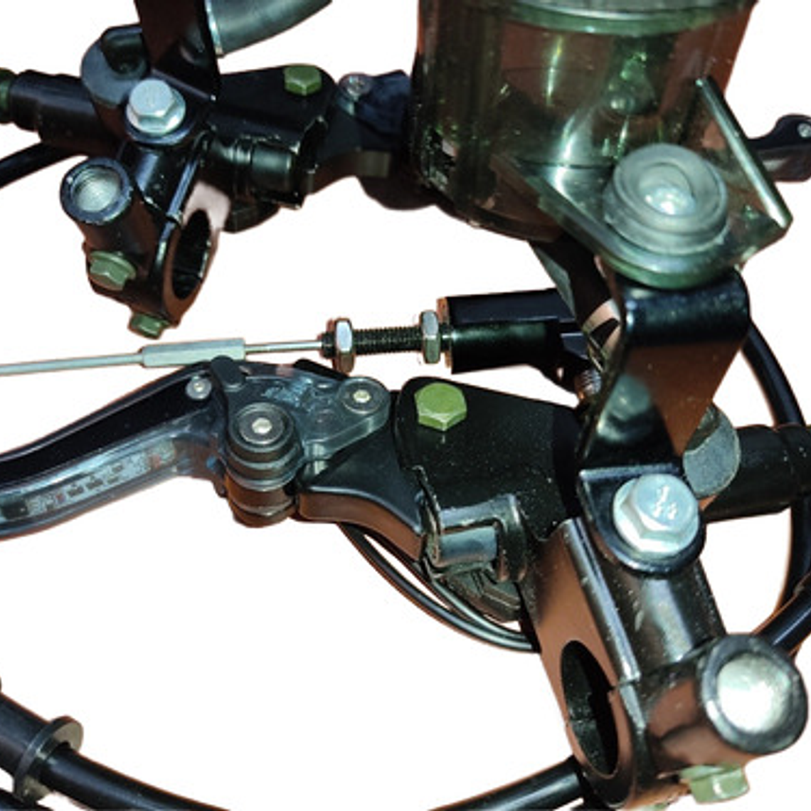 Freno Delantero Y Embrague Hidráulico Levas Con Luz Led 7