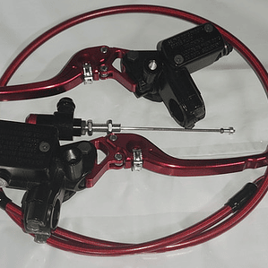 Clutch Hidráulico Universal Stunt Baja Cilindrada Rojo