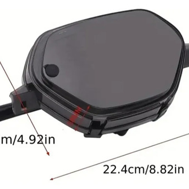 Tacómetro Digital Wawe C 100 Para Moto Con Velocímetro Led 2