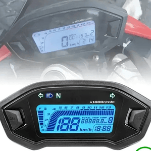 Tacómetro Y Velocímetro Pantalla Grande Universal Con Sensor