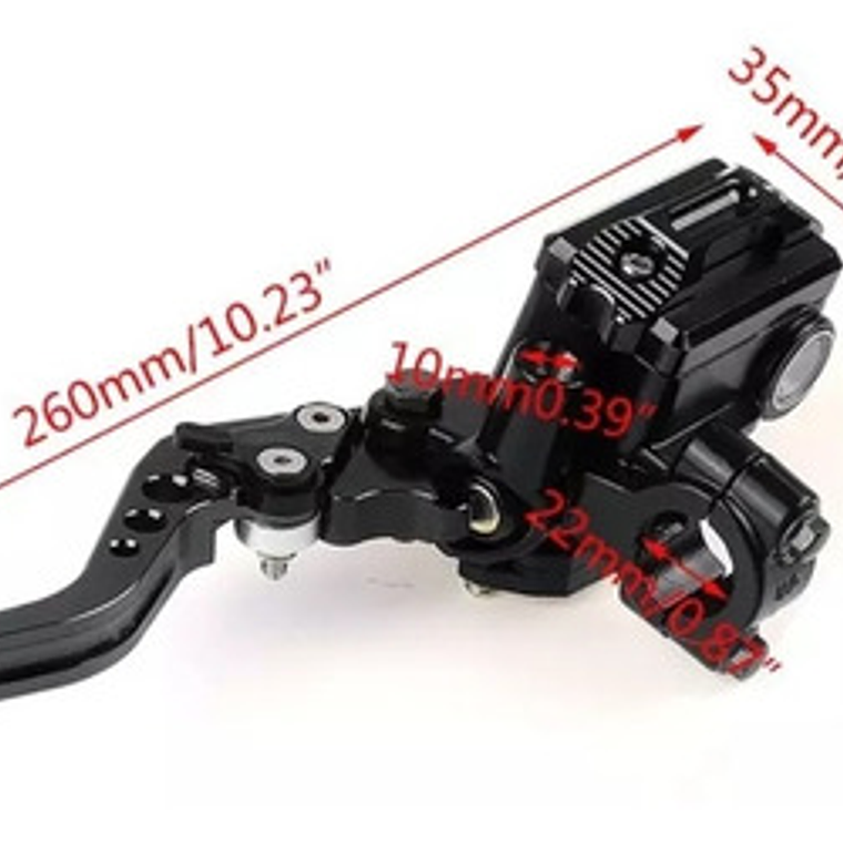 Clutch Hidráulico Universal Izquierdo Alta Cilindrada Negro 5