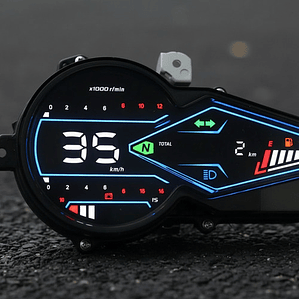 Tacómetro Velocímetro Digital Universal Led Para Moto