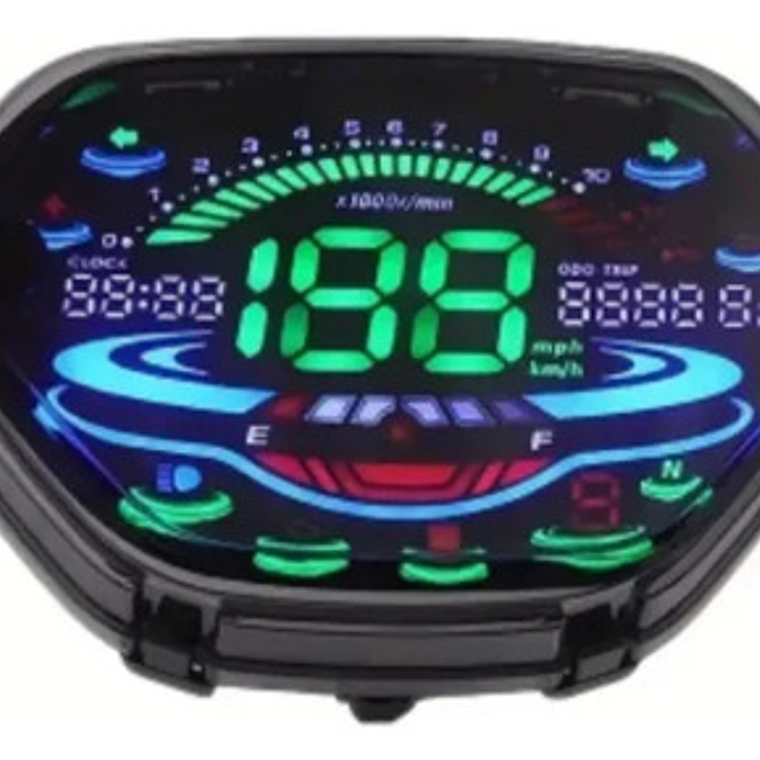 Tacómetro Y Velocímetro Pantalla Grande Wawe 100 Con Sensor 1