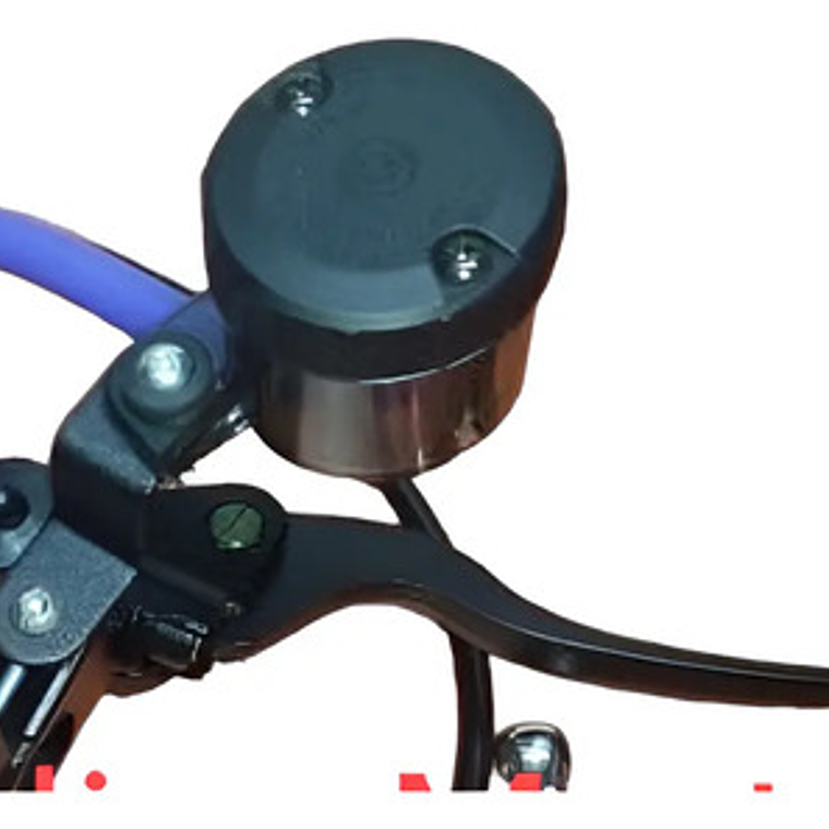 Bomba De Freno Derecha Banjo De 10mm Colores Negro Y Plata 1