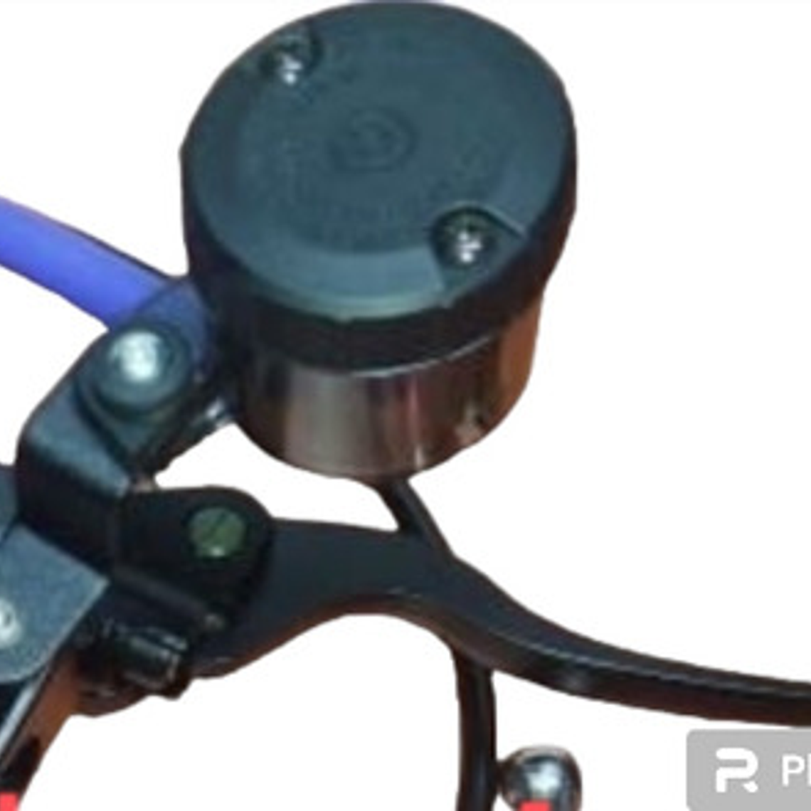 Bomba De Freno Derecha Banjo De 10mm Colores Negro Y Plata 3