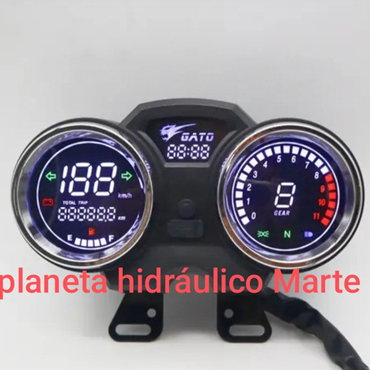 Velocímetro Digital Phm 1 Negro 9  199 Km/h 2
