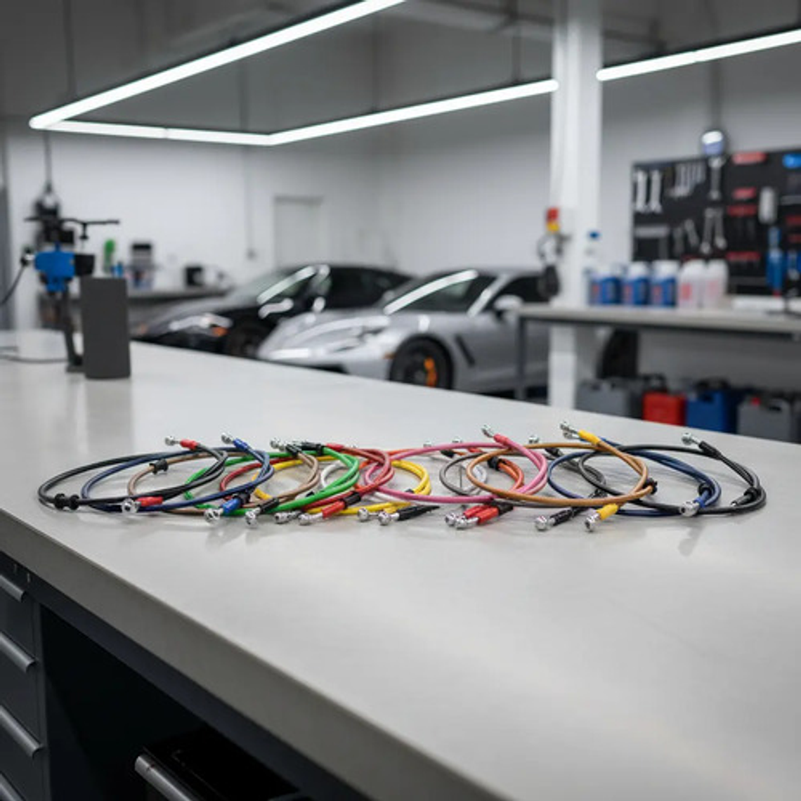 Manguera De Freno Delantero Ttr 125 Varios Colores 1