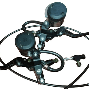 Clutch Y Freno Hidráulico Kit Universal  Negro