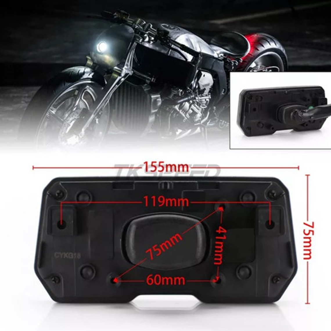 Velocímetro Digital Universal 8