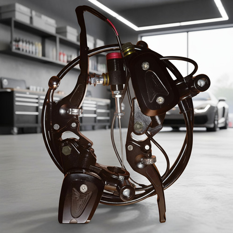 Clutch Y Freno Hidráulico Kit Universal Negro  1