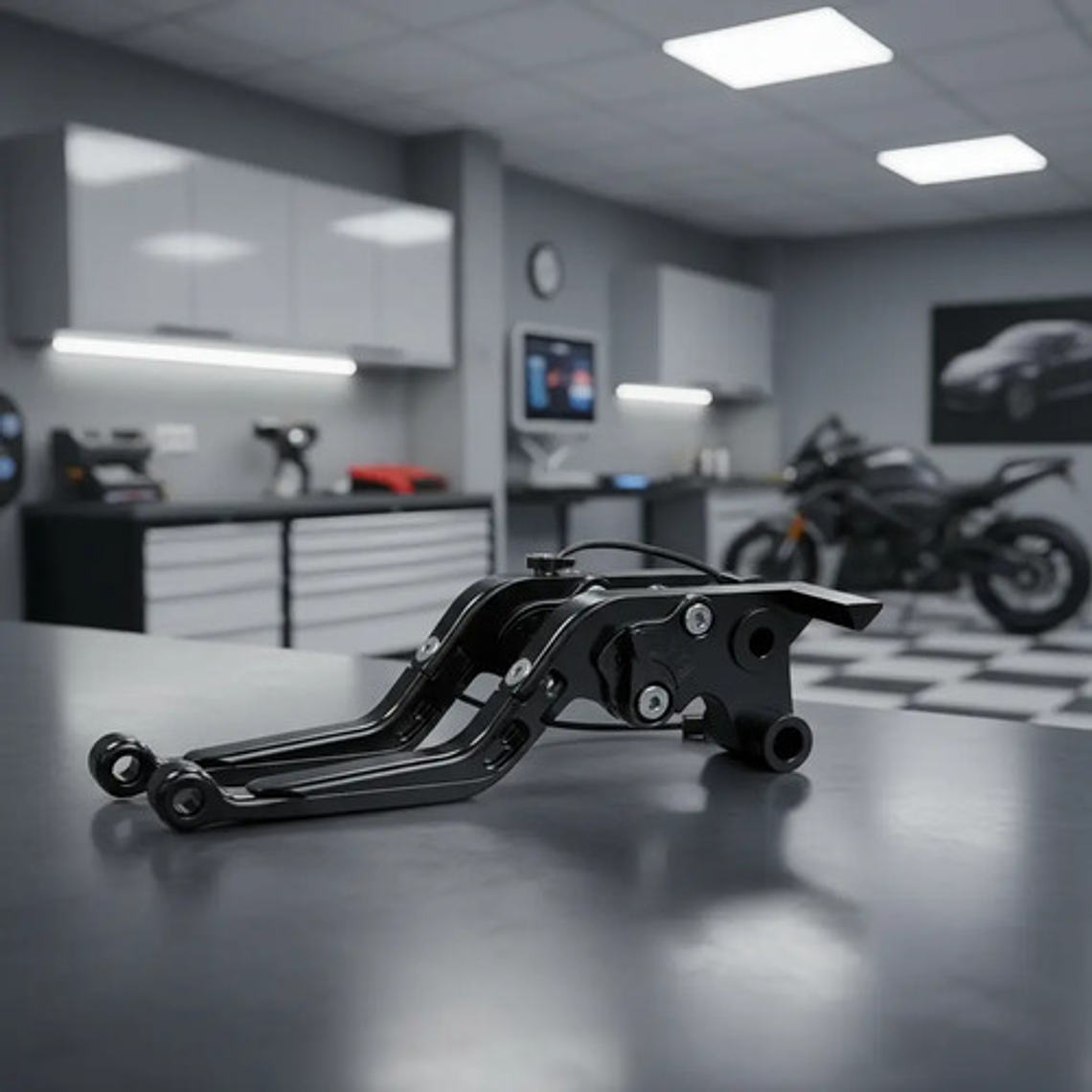 Clutch Y Freno Hidráulico Kit Universal Negro  2