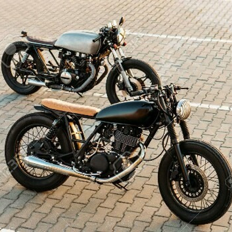 Racer Velocímetro Digital Lcd Café Para Motos 3