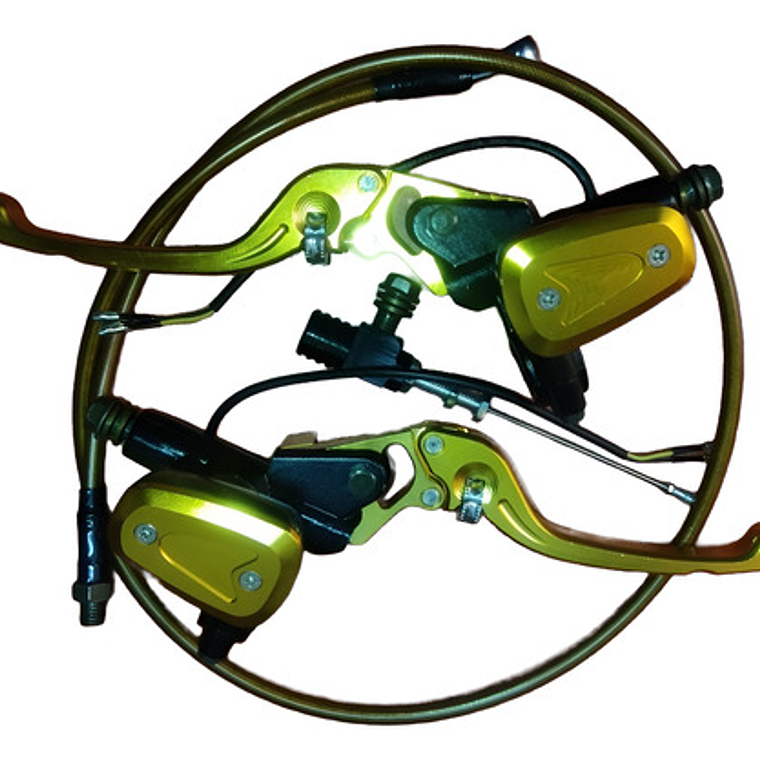 Clutch Y Freno Hidráulico Kit Universal Varios Colores 3