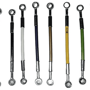 Líneas De Freno Delantero Trasero Y Clutch Tt Ds 200 Neg