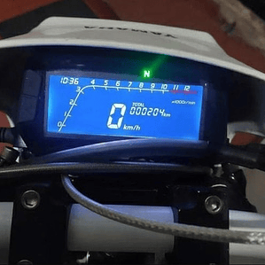 Velocímetro Digital 6 Cambios Cristal Liquido Full