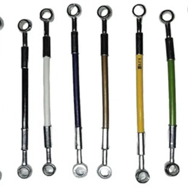 Líneas Blindadas Dt 125 Clutch Freno Delantero Y Trasero 1