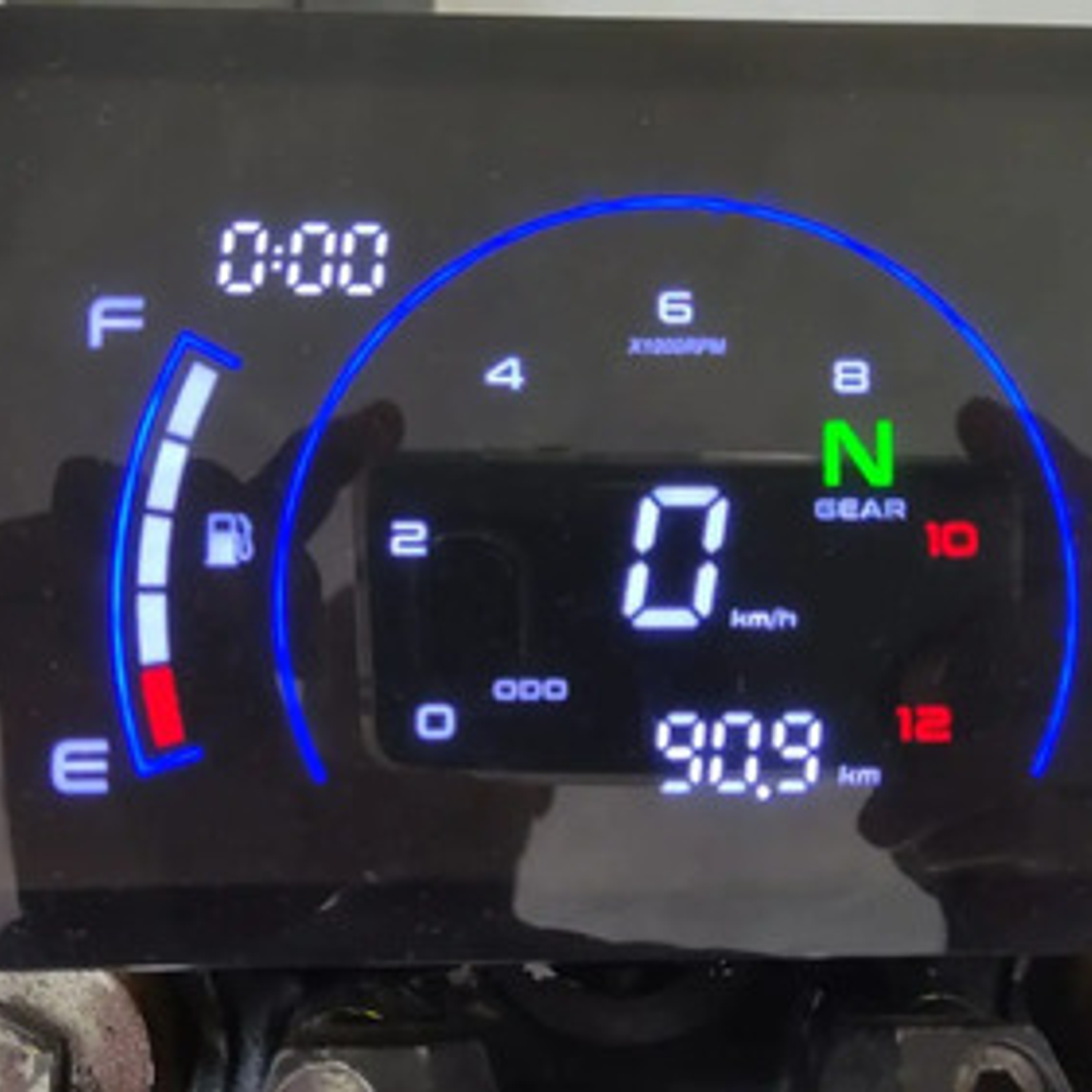 Phm Velocímetro Digital Universal Para Motos 19