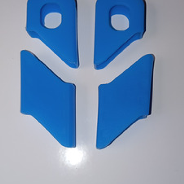 Protector Biela Bicicleta Mtb Ruta Silicona 4 Uds 4