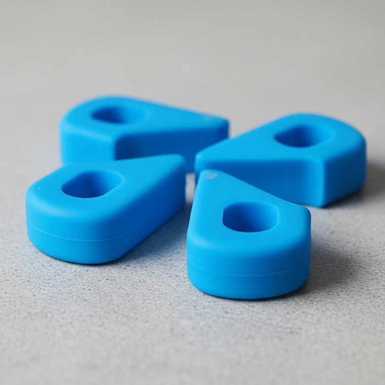 Protector Biela Bicicleta Mtb Ruta Silicona 4 Uds 8