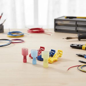 25 Par Terminales De Conectores De Cable Electricos Crimpado