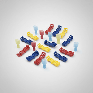 25 Par Terminales De Conectores De Cable Electricos Crimpado