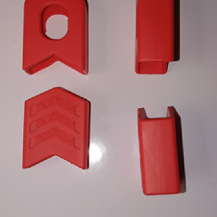 Protector Biela Bicicleta Mtb Ruta Silicona 4 Uds 10