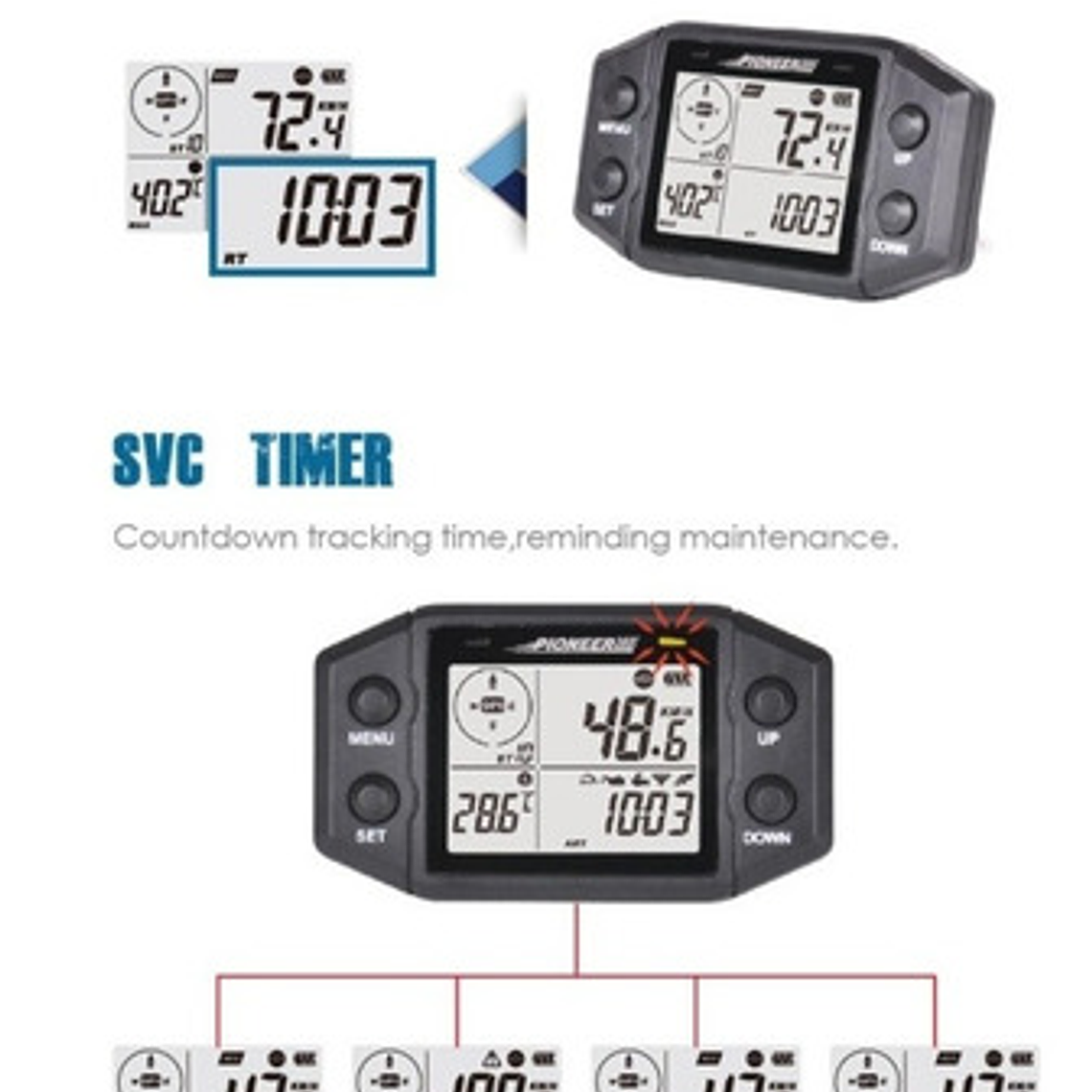 Velocímetro Multipropósito Gps Carro Moto Camión Barco Bici  6