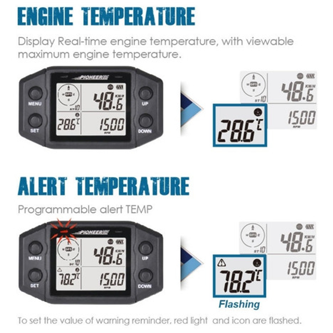 Velocímetro Multipropósito Gps Carro Moto Camión Barco Bici  7