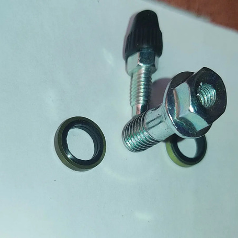 1- Tornillo Hidráulico M10 Con Purgador Mordazas De Freno  5