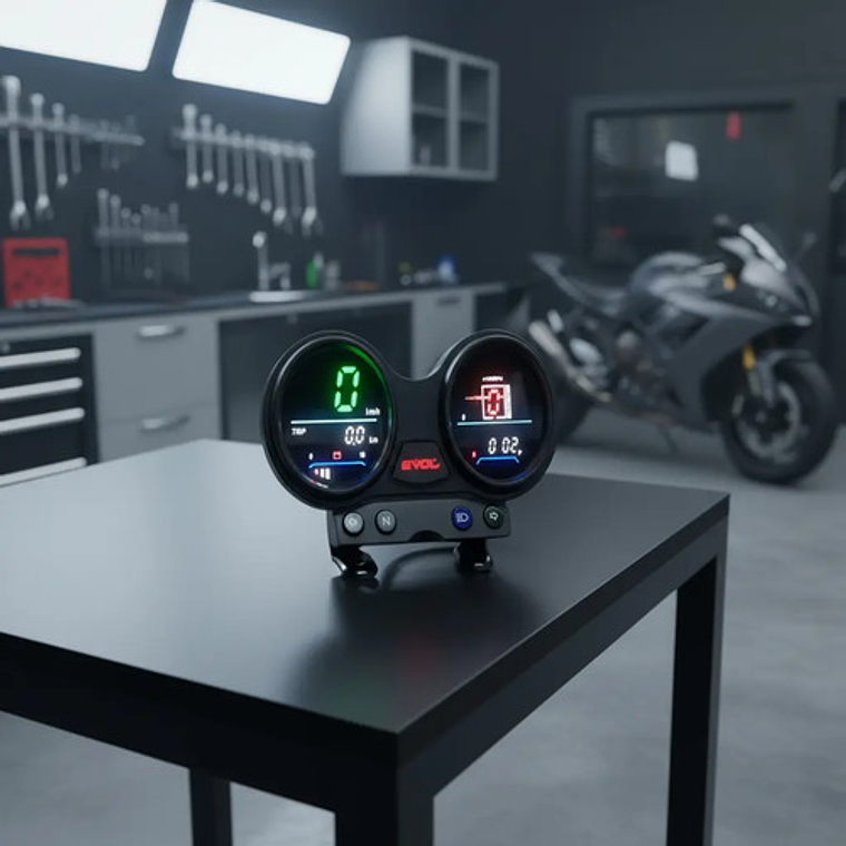 Velocímetro Digital Para Yamaha Ybr 125 Funciones Original  1