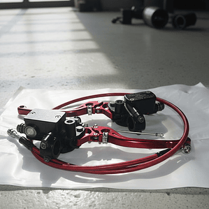 Clutch Hidráulico Universal Stunt Baja Cilindrada Rojo