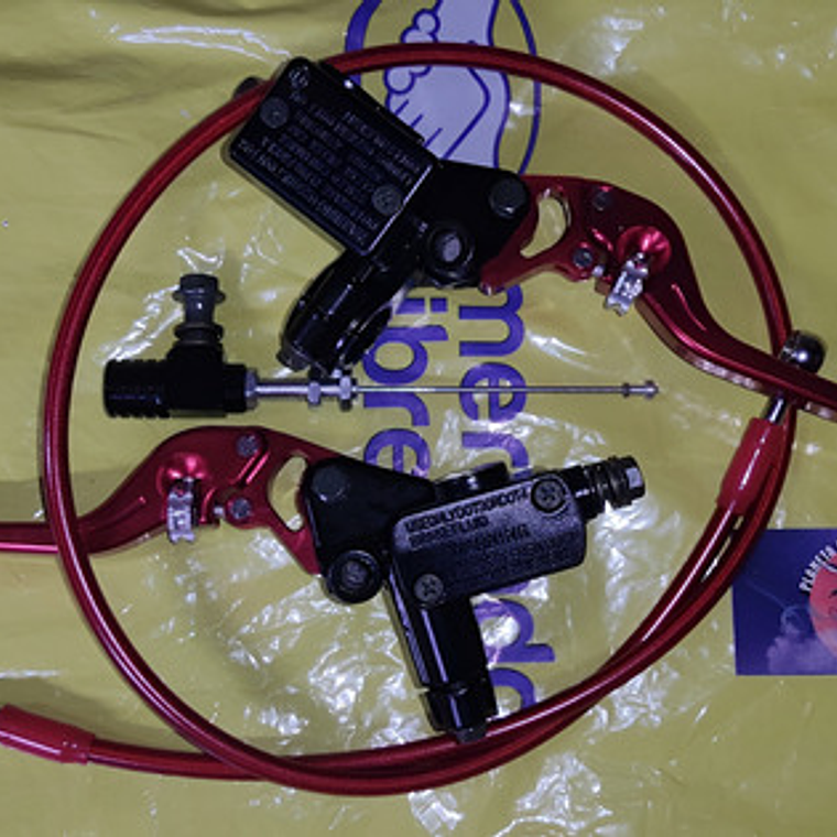 Clutch Hidráulico Universal Stunt Baja Cilindrada Rojo 6