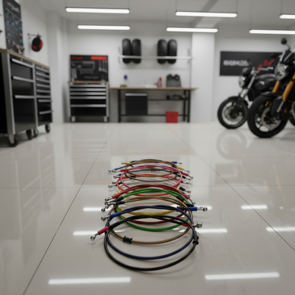 Líneas Blindadas Pulsar Ns 200 Freno Trasero Y Delantero 2