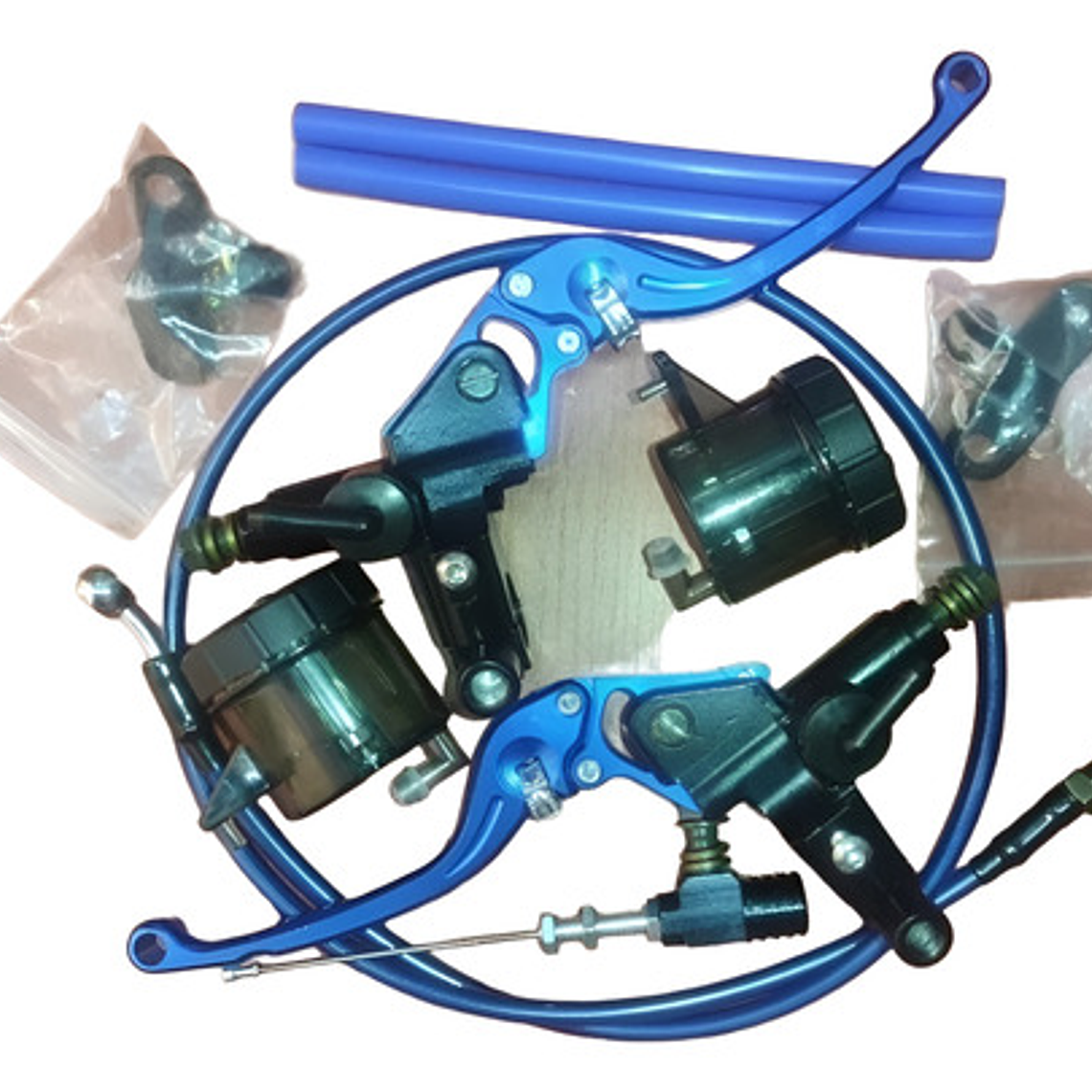 Kit Hidráulico Universal Clutch Embrague Motocicleta Negro 7