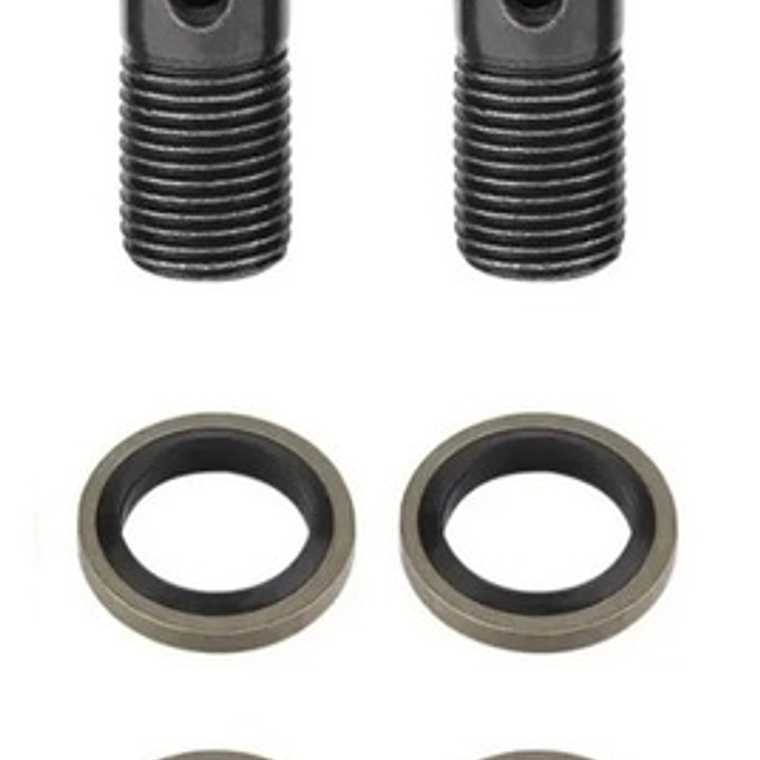 2-tornillos Hidráulico M10  Para Mordazas Y Bombas De Freno 1