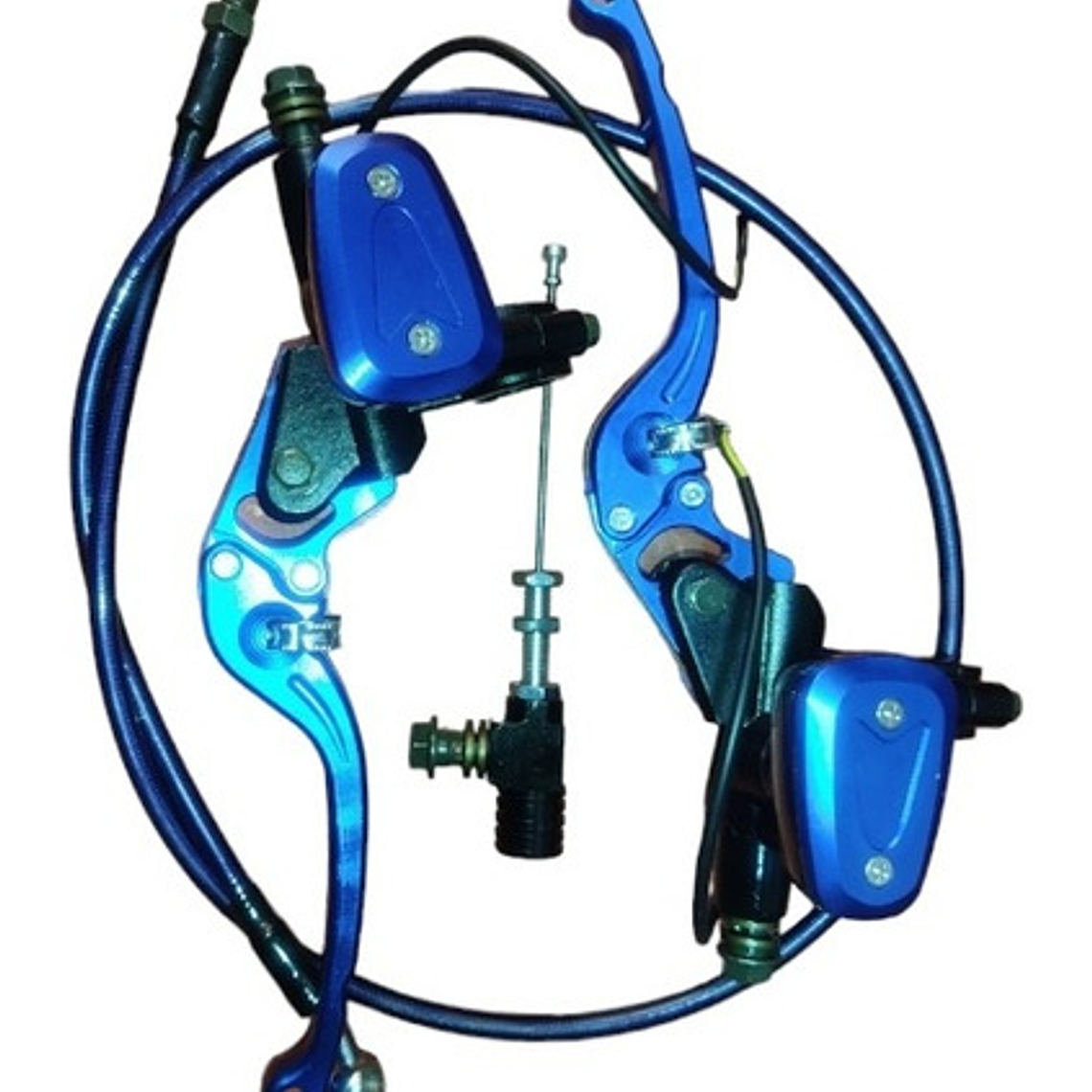 Clutch Y Freno Hidráulico Kit Universal Azul 1