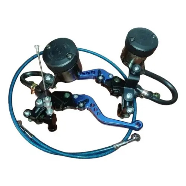 Clutch Y Freno Hidráulico Kit Universal  Azul 1