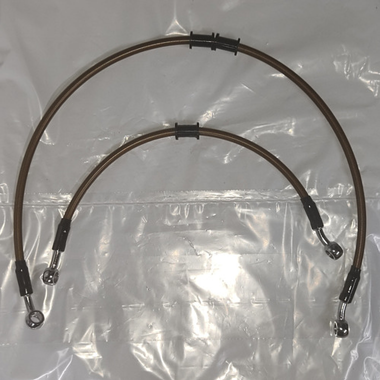 Mangueras Hidráulicas De 90, 80, 70, 60,50,40 Cm Color Plata 15