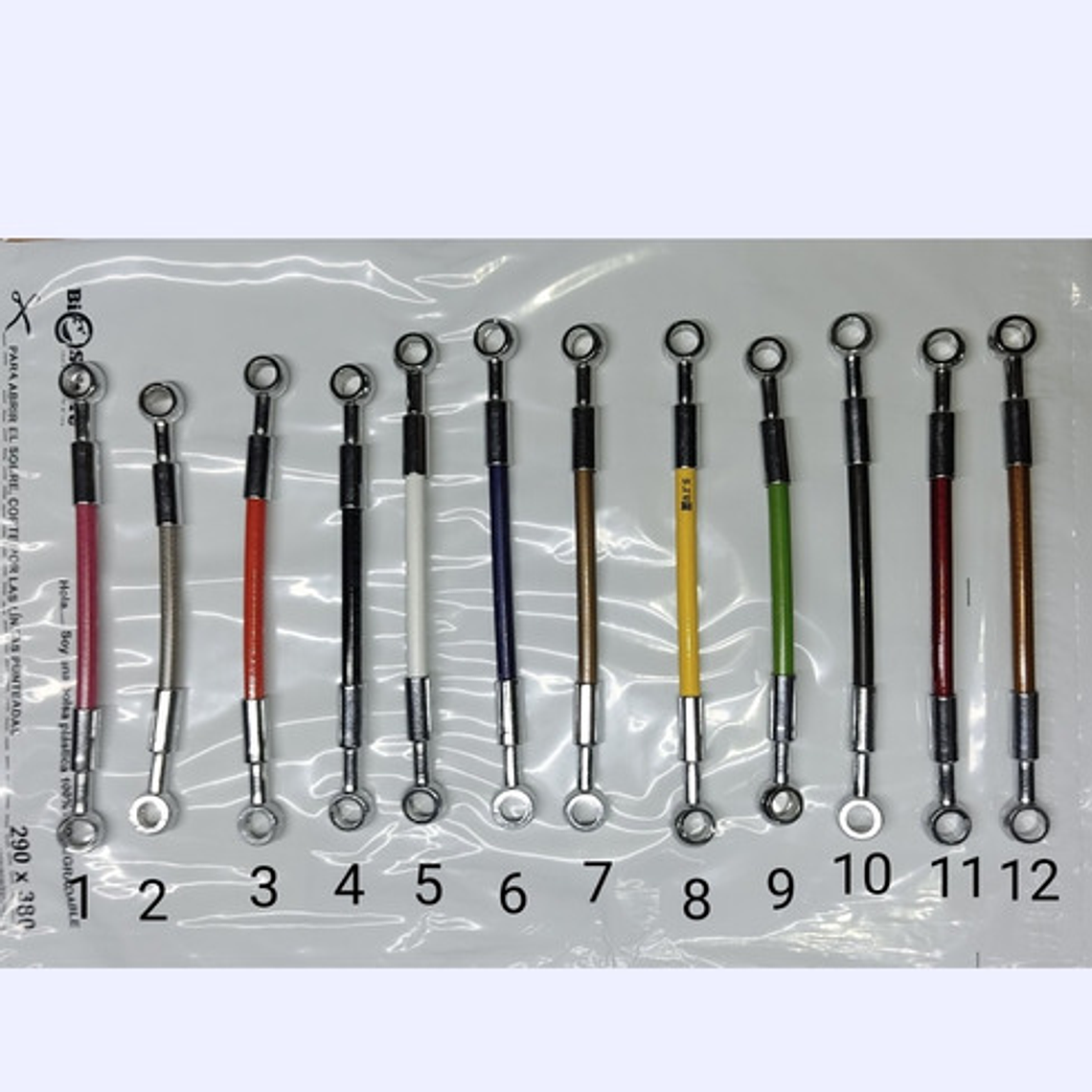 Mangueras Hidráulicas De 90, 80, 70, 60,50,40 Cm Color Plata 29