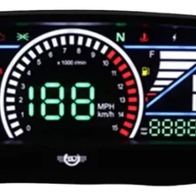 Tacómetro Digital Universal Cg 125 Para Guaya 1